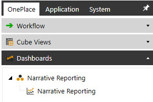 Narrative Reporting Dashboard
